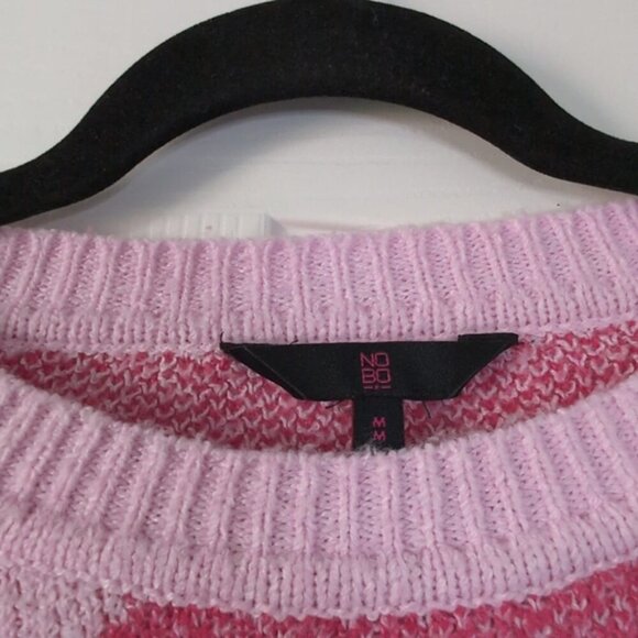 Nobo Barbie Lounge Boxy Chunky Novelty Butterfly Glam Sweater M - Picture 3 of 7